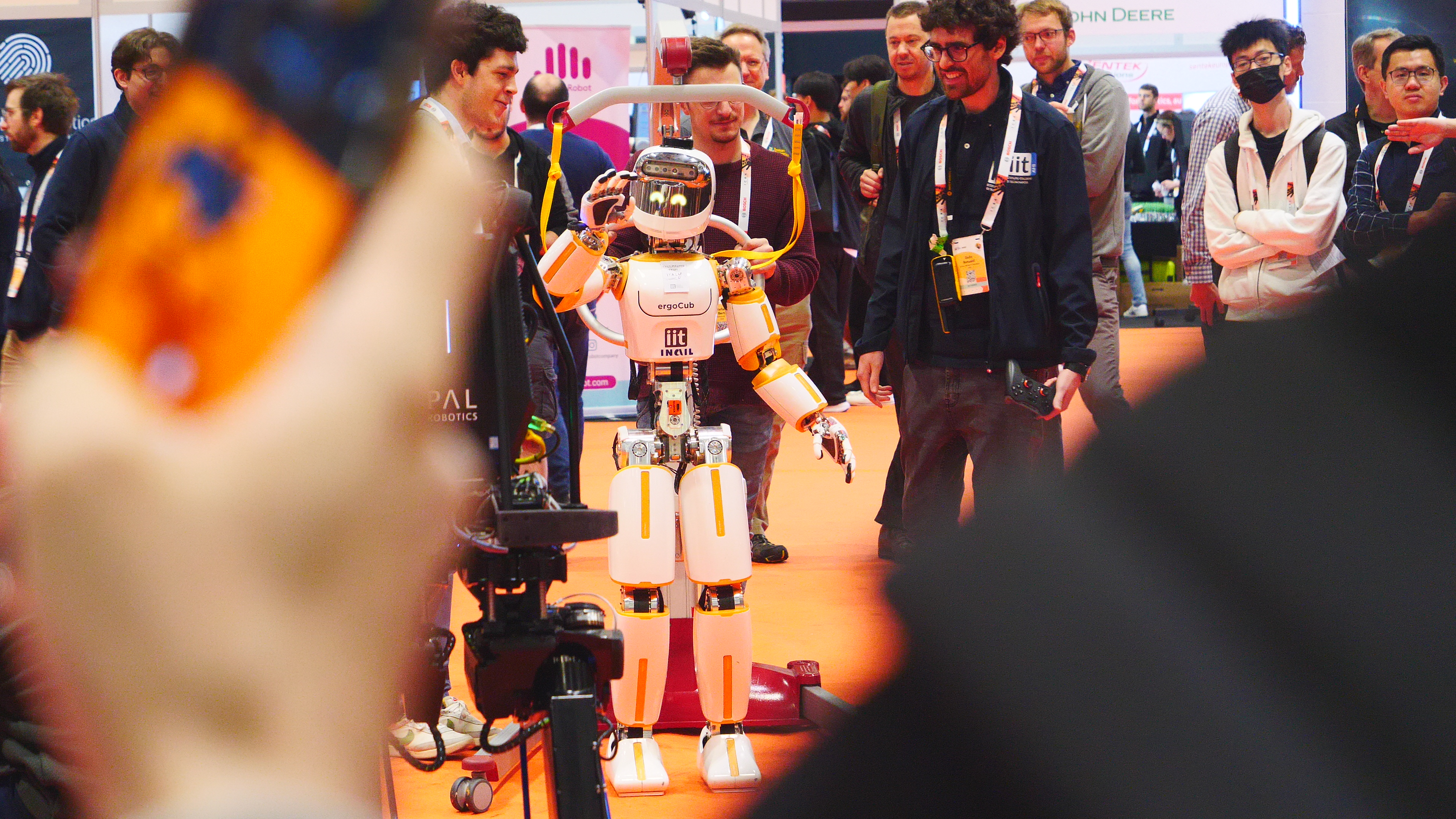 ergoCub humanoid robot at ICRA 2023